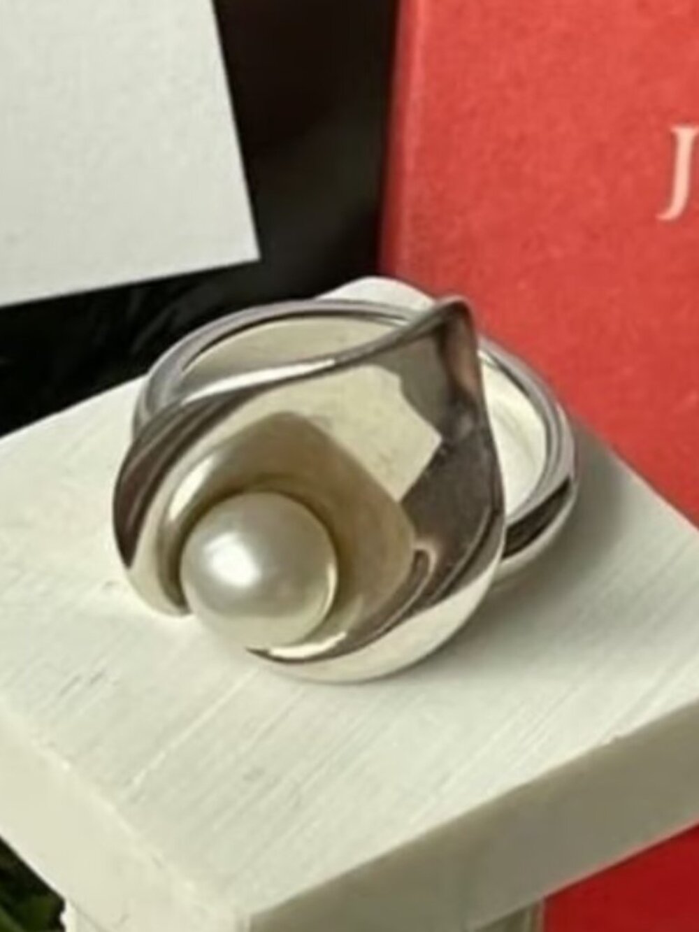 James Avery Calla Lily Rare Retired Ring  !!!